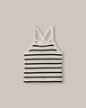 Tank Top De Rib Negra,BLANCO P1